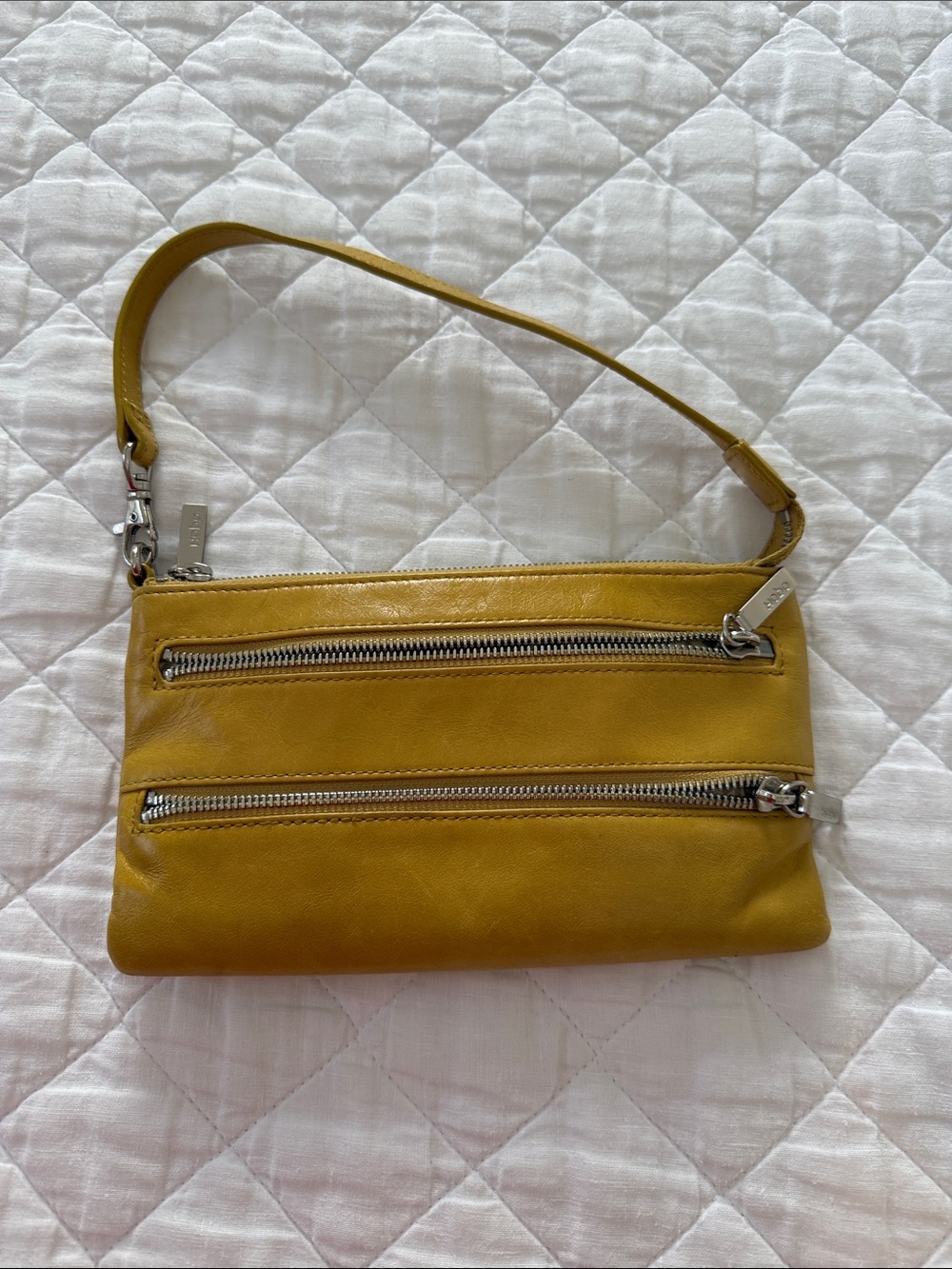 Hobo international Cristel yellow leather convertible Crossbody